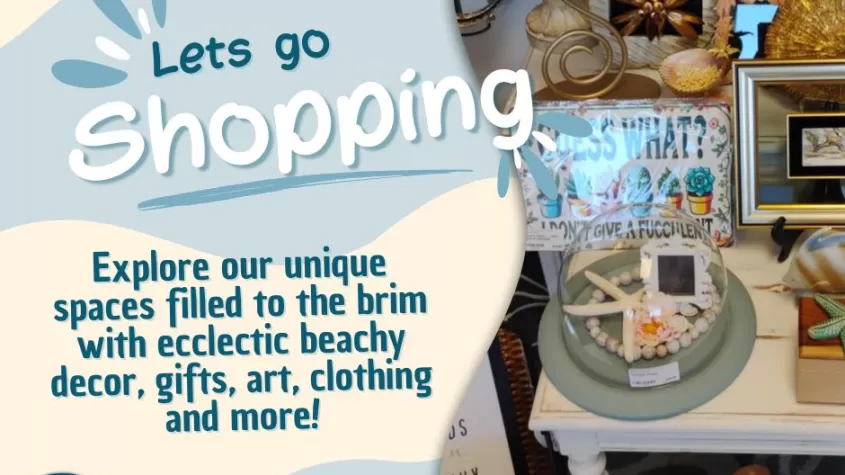 Your one-stop-shop for all things cool, coastal, and eclectic. Hand made art, furniture, art supplies, fashion, and more