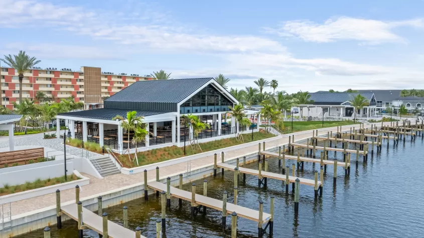 Food, drinks, ship store, fuel and docking available at Slipaway Food Truck Park & Marina