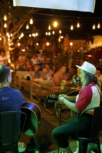 Judy Blank performs with Caleb Neff at Downtown Social House