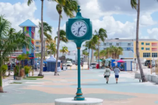 Fort Myers Beach Clock