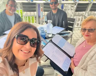 A plated meal is served at a restaurant in Cape Coral.