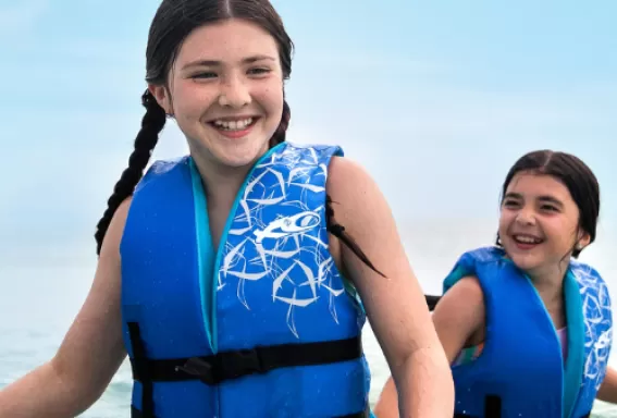 Summer family fun on the water