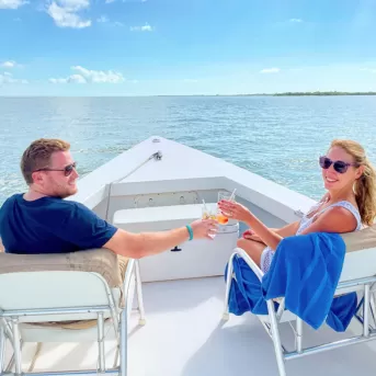 Enjoying boating in Fort Myers