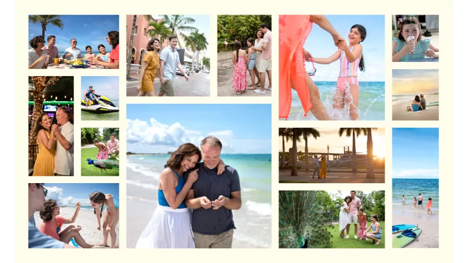 A screenshot of Good Day family and couple production shoot photos